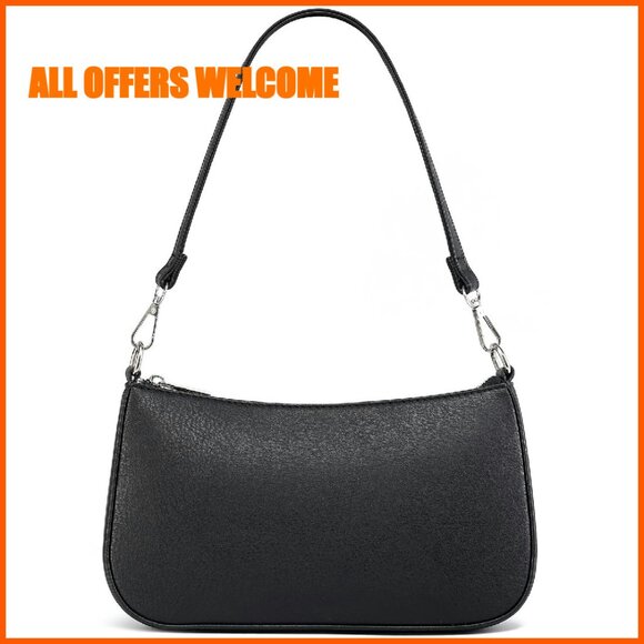 Handbags - Small Shoulder Bag with Removable Straps, Large Capacity Crossbody Clutch Purse